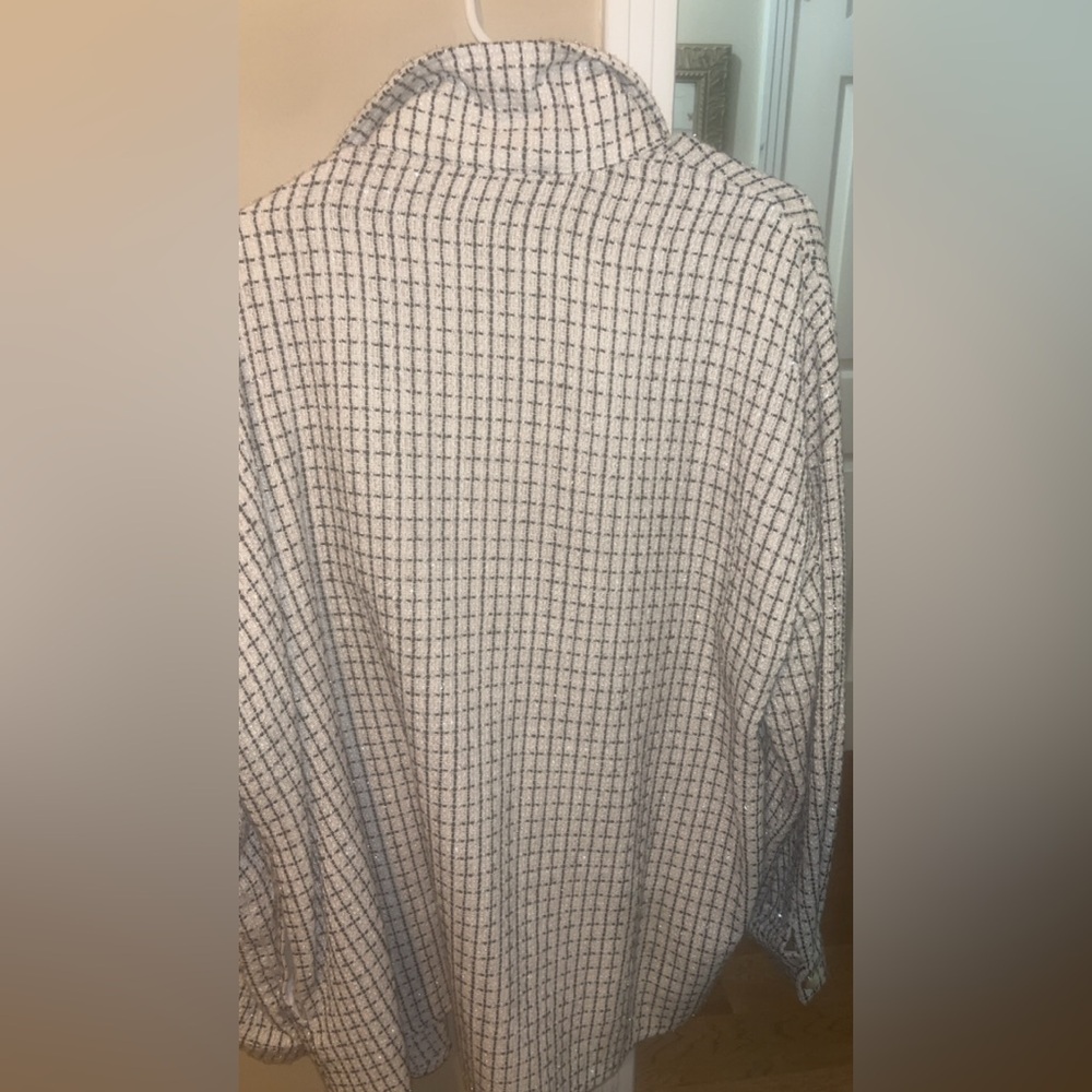 Plaid Knit Sweater